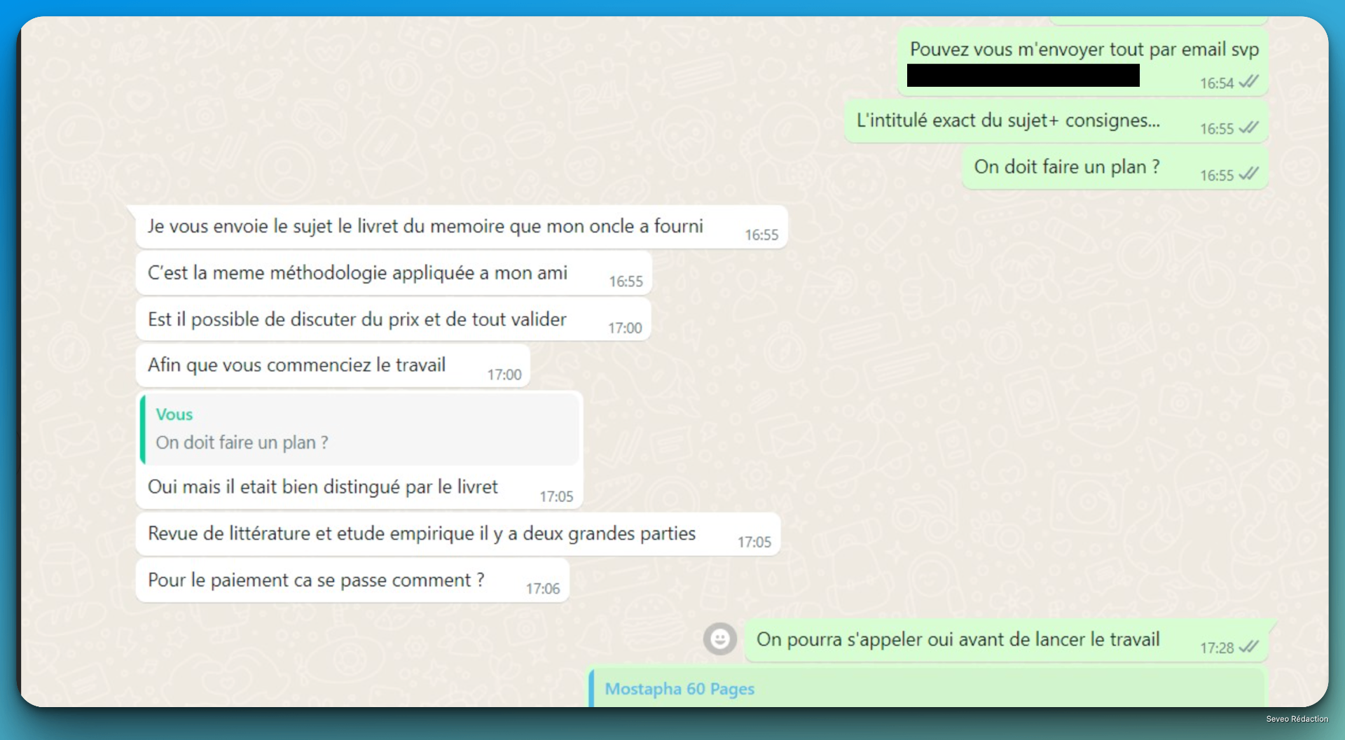 Client recommande Seveo Rédaction